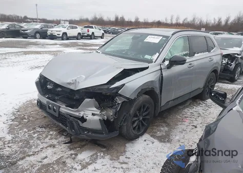 2025 Honda Cr-V Hybrid Sport z USA, uszkodzony, nr VIN 7FARS6H53SE092153